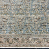 3’7 x 13’ Classic Antique Runner Muted Denim Blue & Gray '5305