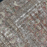 10’4 x 13’6 Classic Antique Rug Muted Dark Denim, Rust & Brown '5329