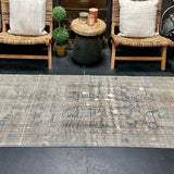 3’3 x 16’3 Classic Antique Runner Muted Gray, Copper & Sage