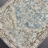 2’10 x 11’7 Classic Antique Runner Muted Denim Blue & Gray