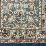 3’6  x 15’6 Classic Antique Runner Muted Black, Gray & Copper '5341