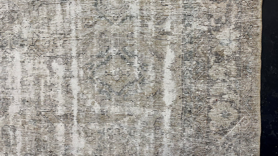 8’11 x 12’6 Classic Antique Rug Muted Gray, Blue + Brown