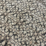 10’7 x 13’8 Classic Antique Rug Muted Black, Gray & Copper '5294