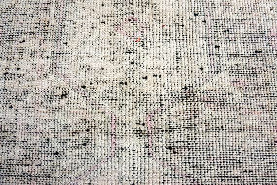 3 x 13 Turkish Oushak Runner Beige Pink, Black and Blue