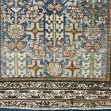 3’4 x 16’6 Classic Antique Runner Muted Blue, Beige & Green '5344