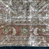 10’4 x 13’6 Classic Antique Rug Muted Dark Denim, Rust & Brown '5329