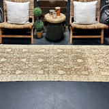 3’2 x 13’3 Classic Vintage Runner Muted Beige & Brown