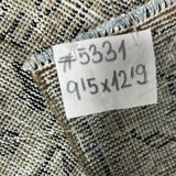 9’5 x 12’9 Classic Antique Rug Muted Black, Sage & Gray '5331