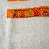 9 x 10 MCM Organic Hemp Rug Vintage Turkish Ecru '1918