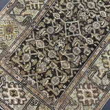 3’1 x 13’7 Classic Antique Runner Muted Blue, Black & Taupe '5323