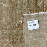 9’ x 13’3 Vintage Rug Camel Beige, Gray, Sage & Denim '4954