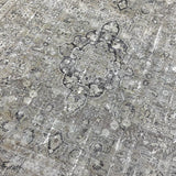 9’5 x 12’9 Classic Antique Rug Muted Black, Sage & Gray '5331