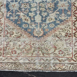 2’10 x 11’7 Classic Antique Runner Muted Denim Blue & Gray