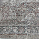 9’4 x 12’6 Classic Antique Rug Muted Gray, Red & Blue '5268