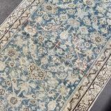 2’10 x 11’7 Classic Antique Runner Muted Denim Blue & Gray