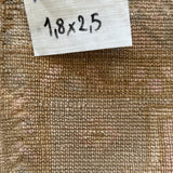 1’8 x 2’5 Antique Turkish Oushak Rug Muted Gray, Camel Beige & Pale Pink '4852